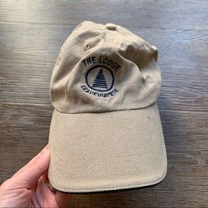 The Lodge Embroidered Leavenworth Washington Adjustable Hat Cap